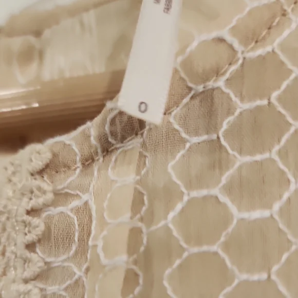 Free People Cream Lace Mini Dress - Picture 3 of 13